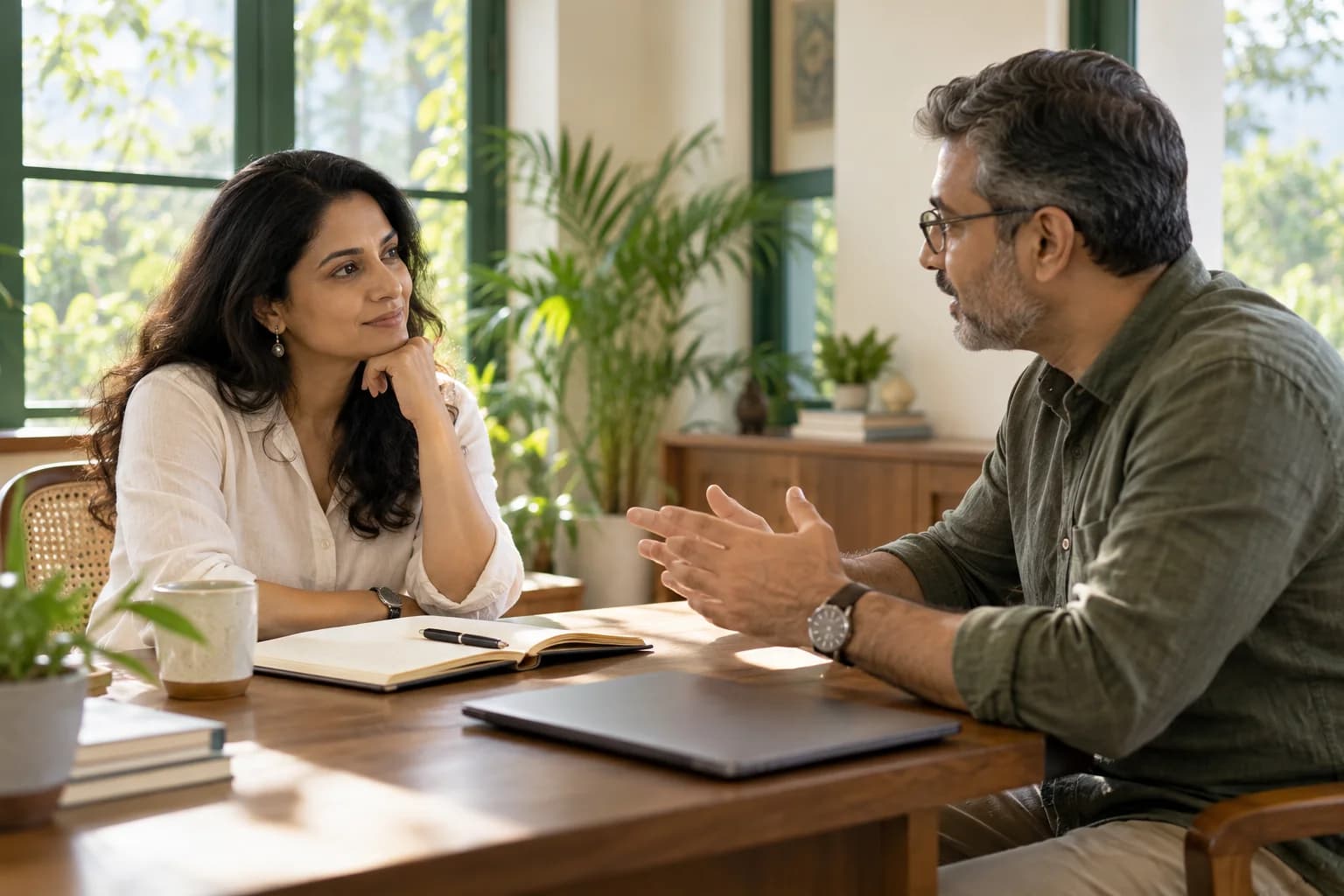 An illustrative business coaching conversation